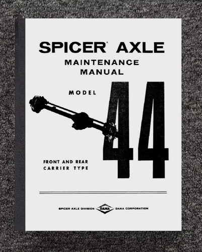 Spicer axle front rear - axle,